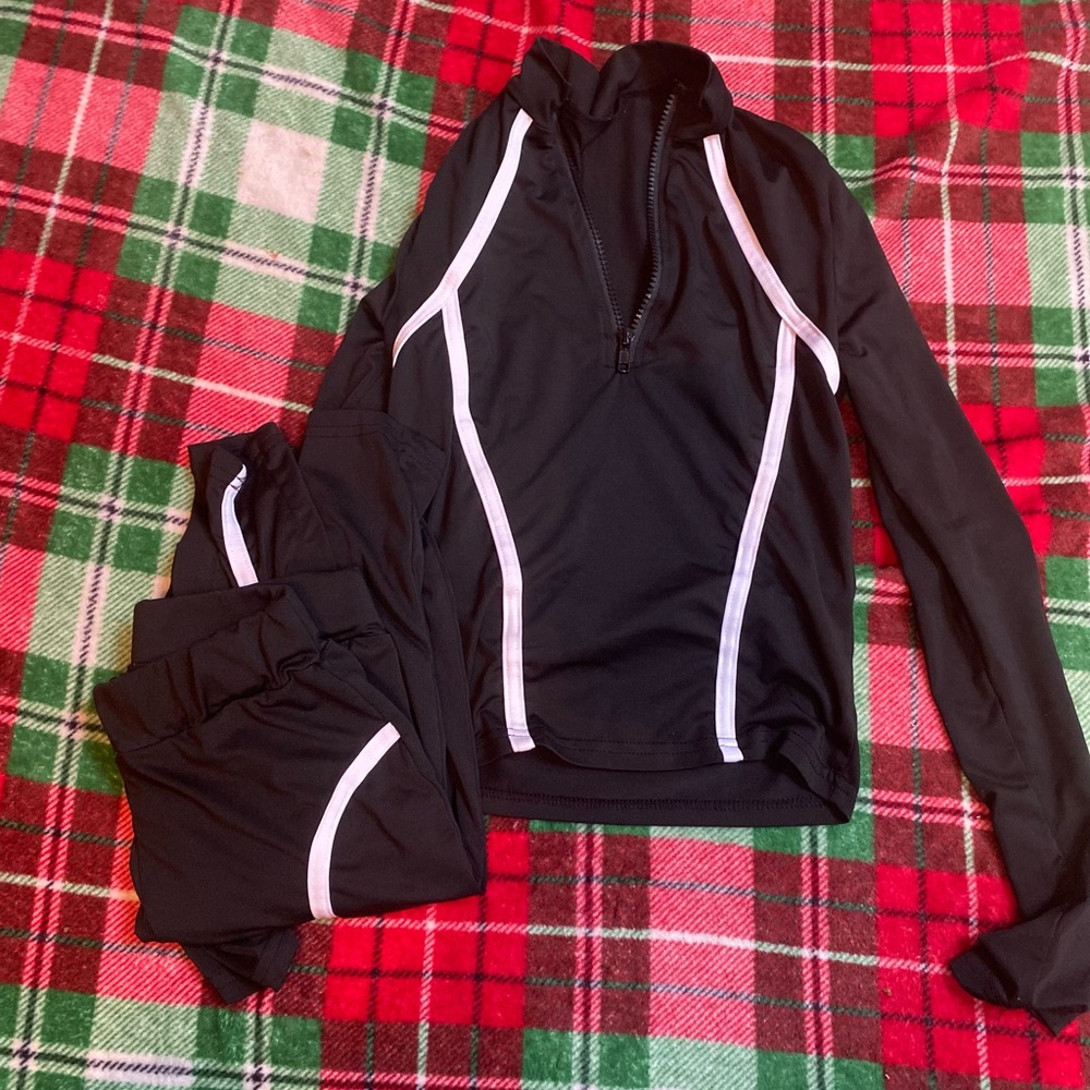 Fited black 2pc set